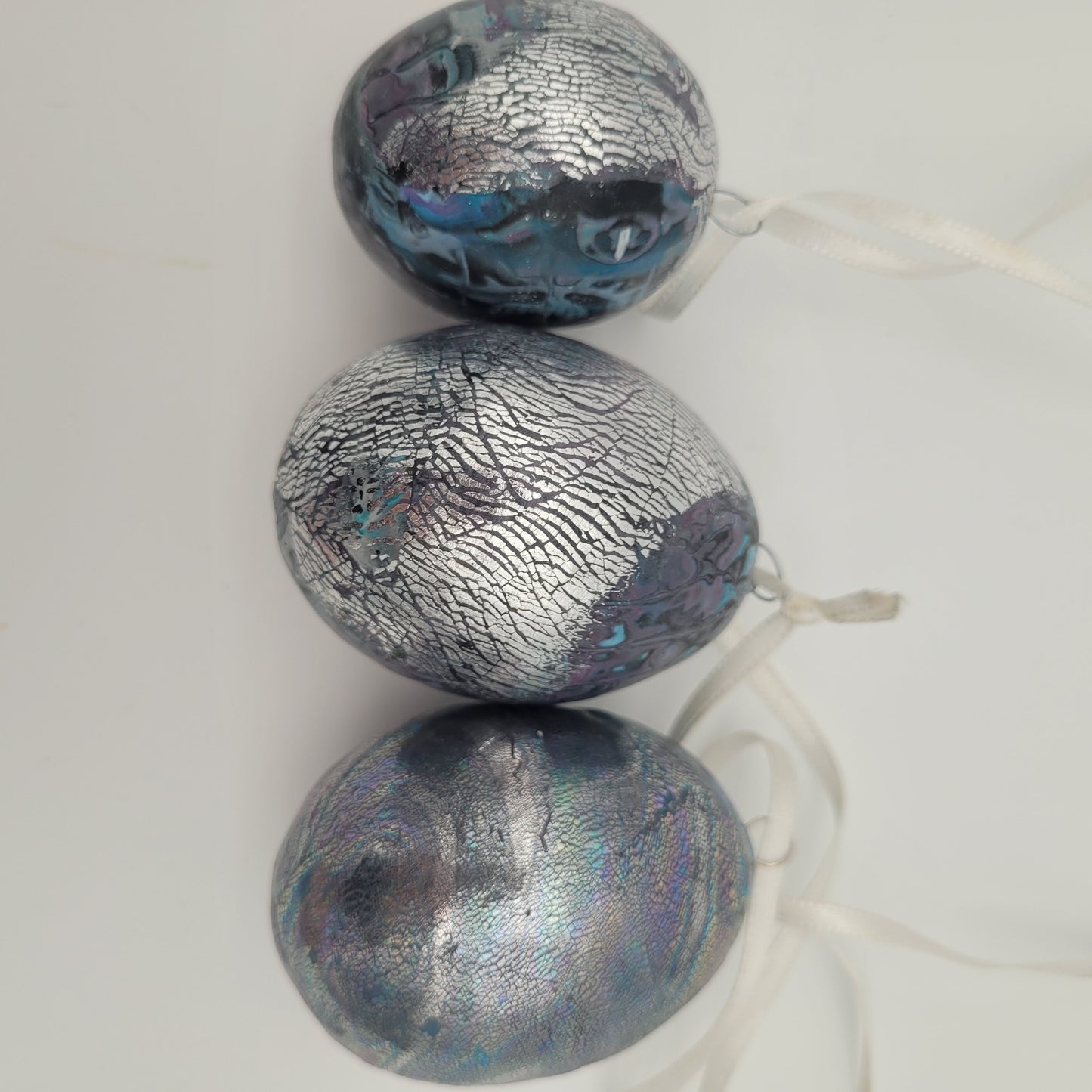 Osterei Silber
