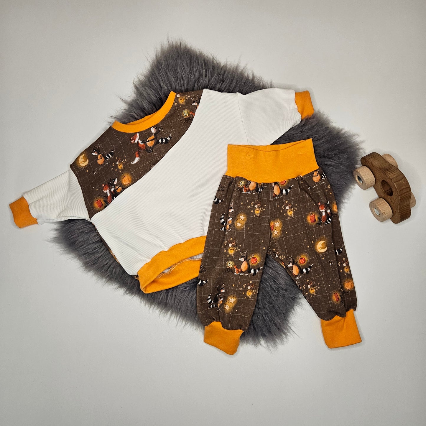 Set "Fuchs und Dachs" Gr. 62