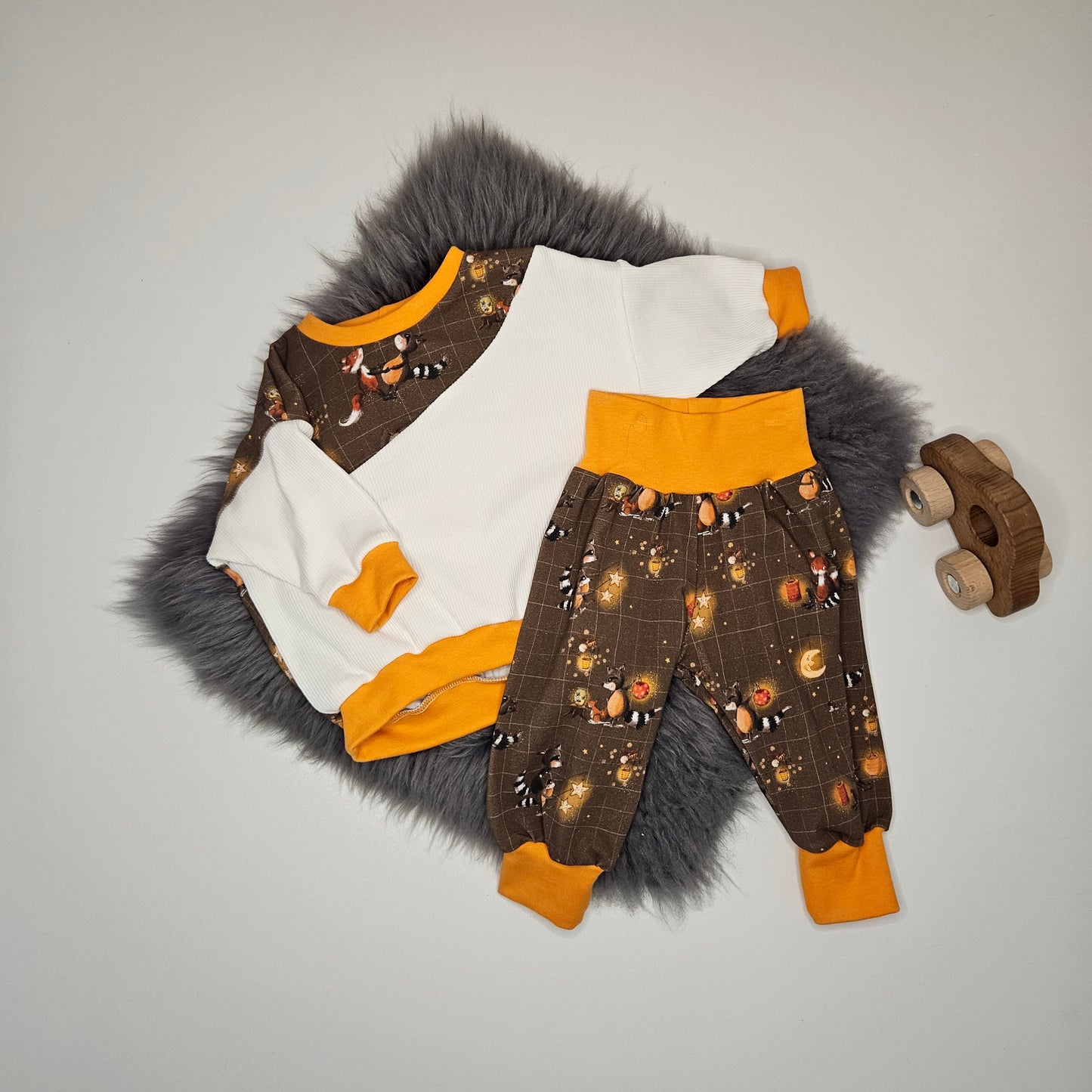 Set "Fuchs und Dachs" Gr. 62