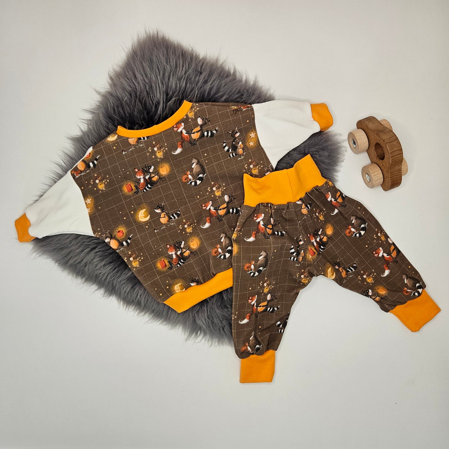 Set "Fuchs und Dachs" Gr. 62