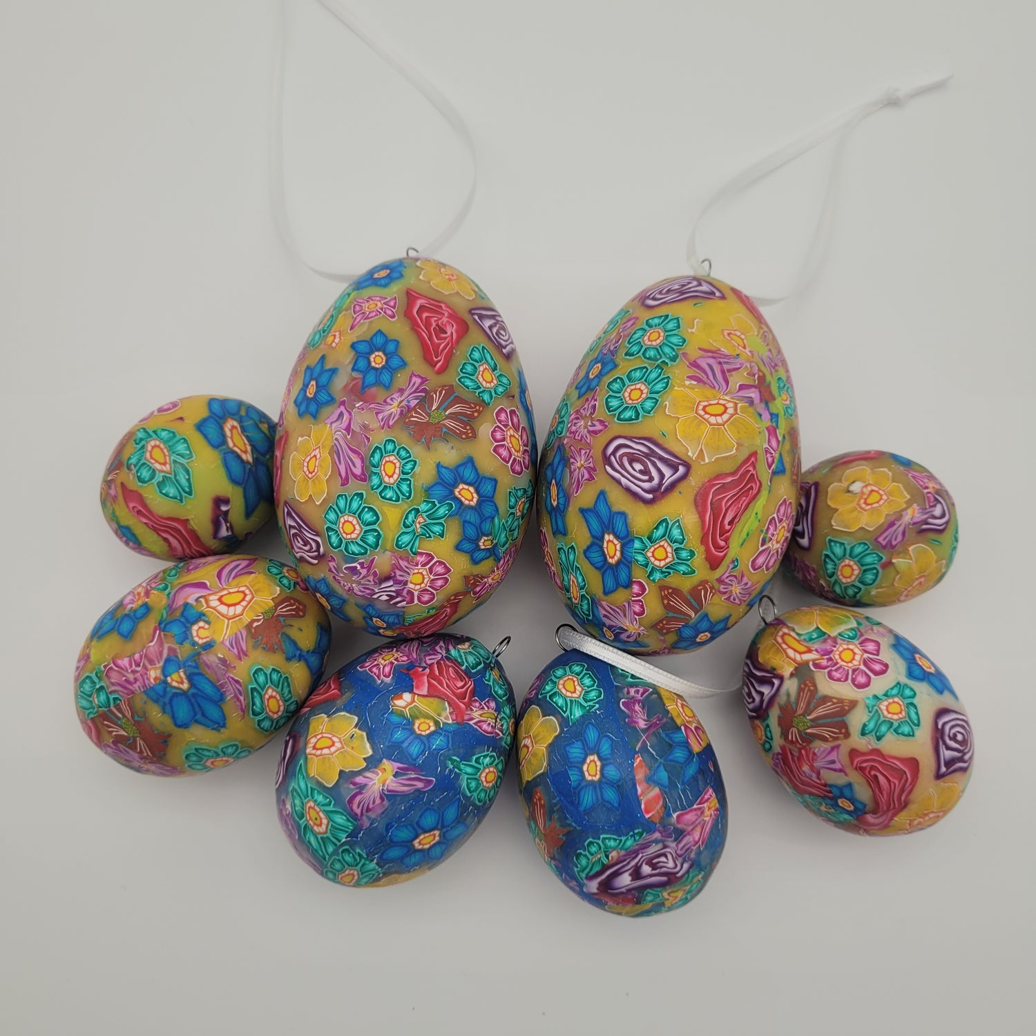 Ostereier mit Polymerclay