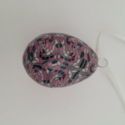 Osterei Kaleidoskop pink
