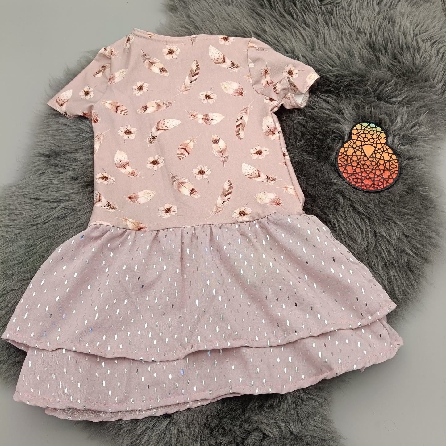 Kleid Feathers Gr.92