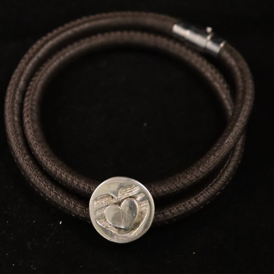 Leder- Armband "Herz"