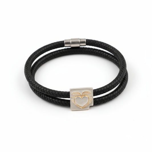 Armband "Herz eckig"
