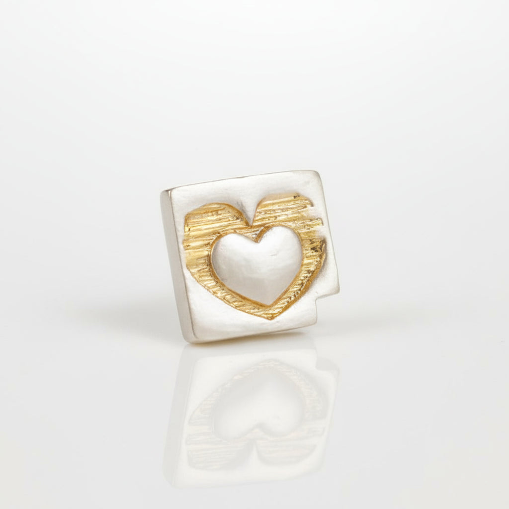 Armband "Herz eckig"