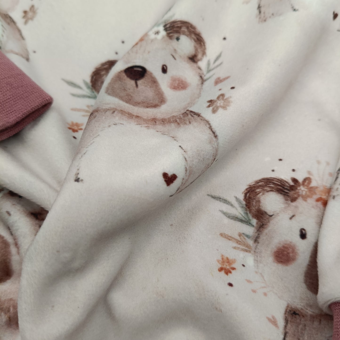 Pullover "Blumenbär" Gr. 98