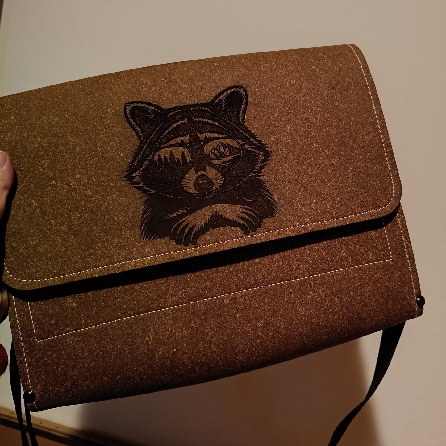 Handtasche Waschbär