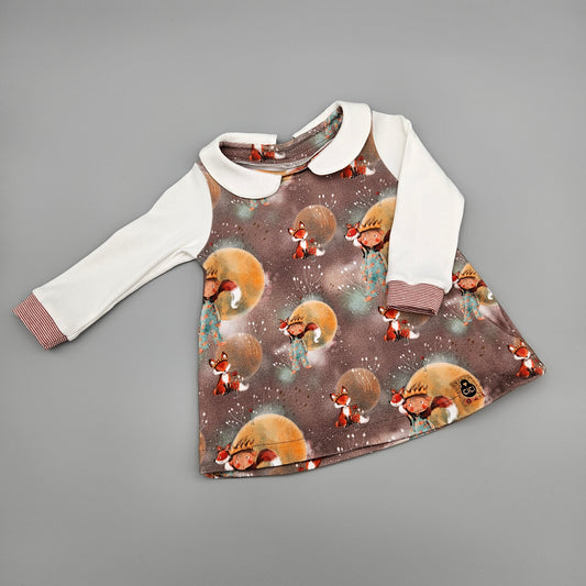 Kleid "Kleiner Fuchs" Gr. 74/80