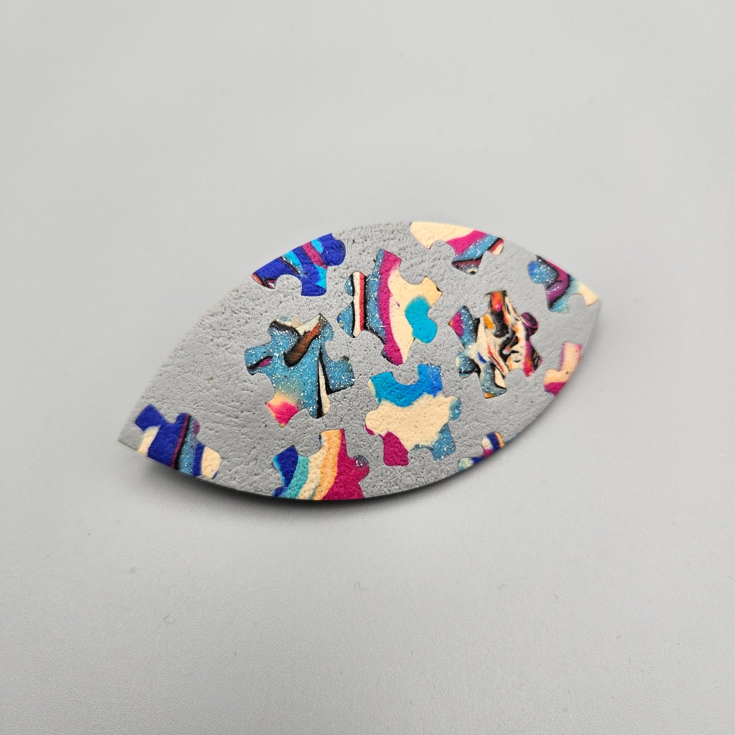 Haarspange "Puzzle bunt"
