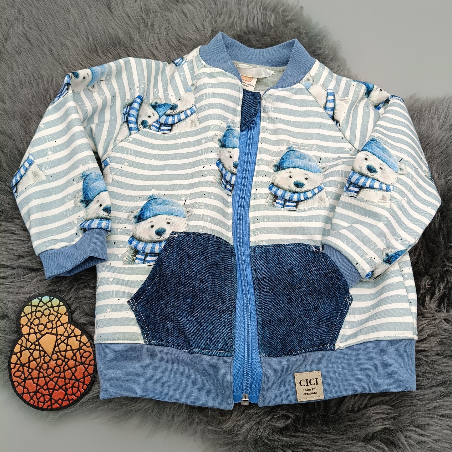 Set "Eisbär" Gr. 92/98