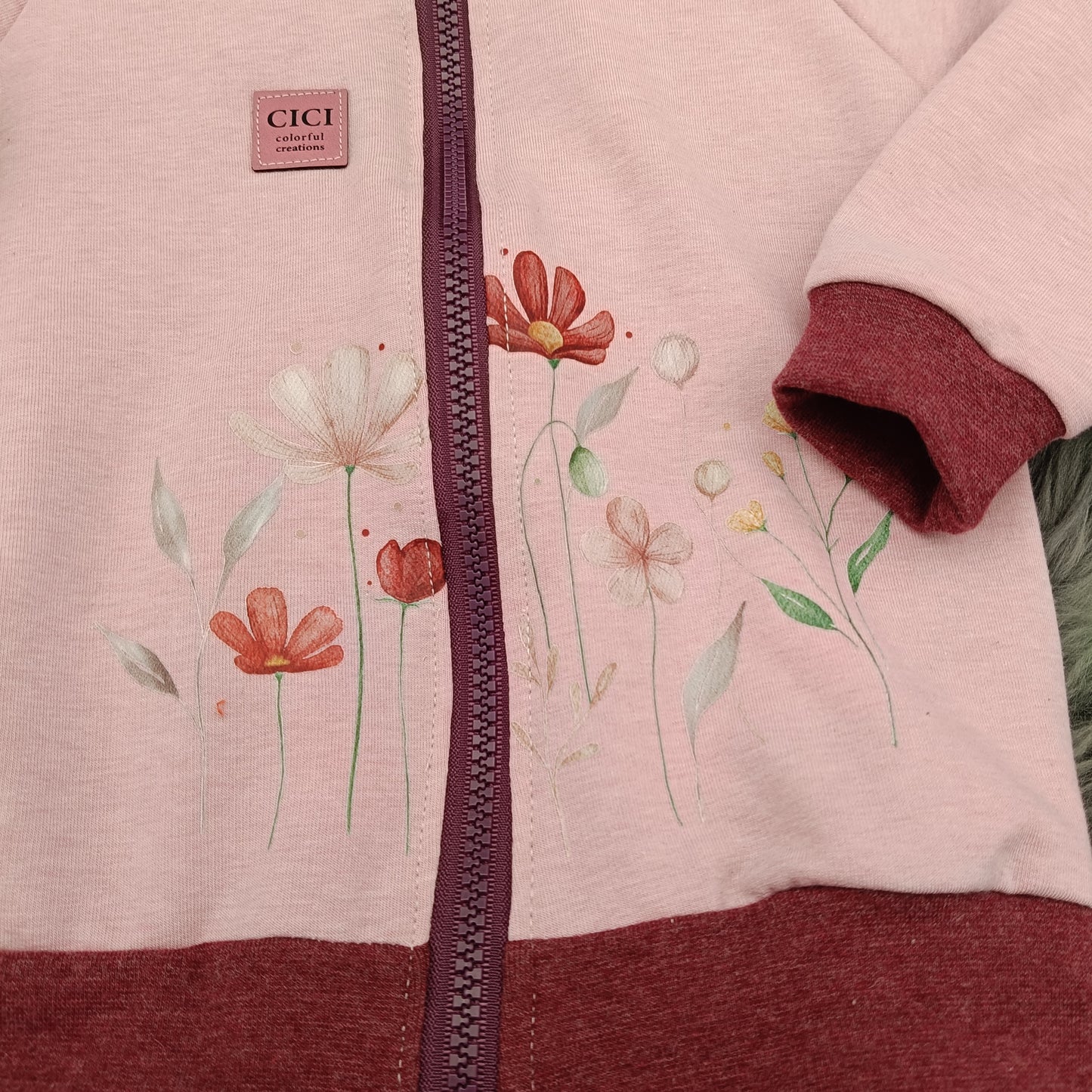 Weste "Blumen" Gr.98